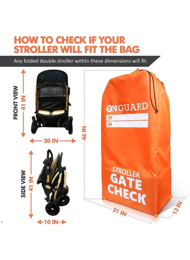OnGuard - Double Stroller Bag with Storage Pouch - Image 5